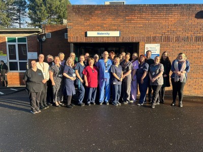 Gateshead Maternity Staff Outside Entrance.jpg